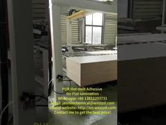 Adesivo Hot Melt PUR para Laminação Plana de Madeira