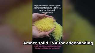 Adesivos hot melt EVA âmbar sólido para colagem de bordas