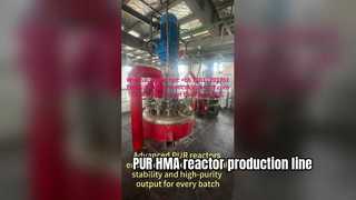 Linha de produção de reator PUR HMA