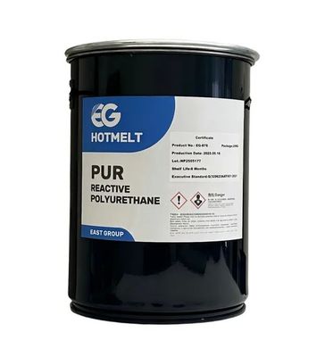 comprar PUR Glue Hot Melt Adhesive with 50000mPa·s Melt Viscosity 120ºC-140ºC Service Temperature and 78 ± 5 ºC Softening Point online manufacture
