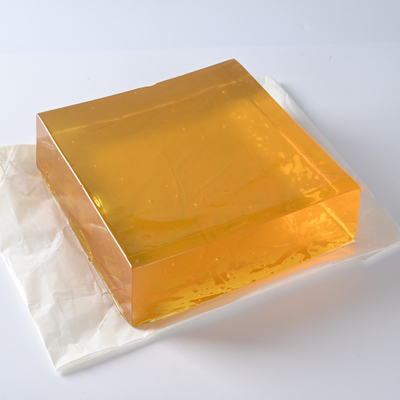 Pressão - amarelo esparadrapo de empacotamento sensível do derretimento quente para as tampas plásticas do tecido molhado